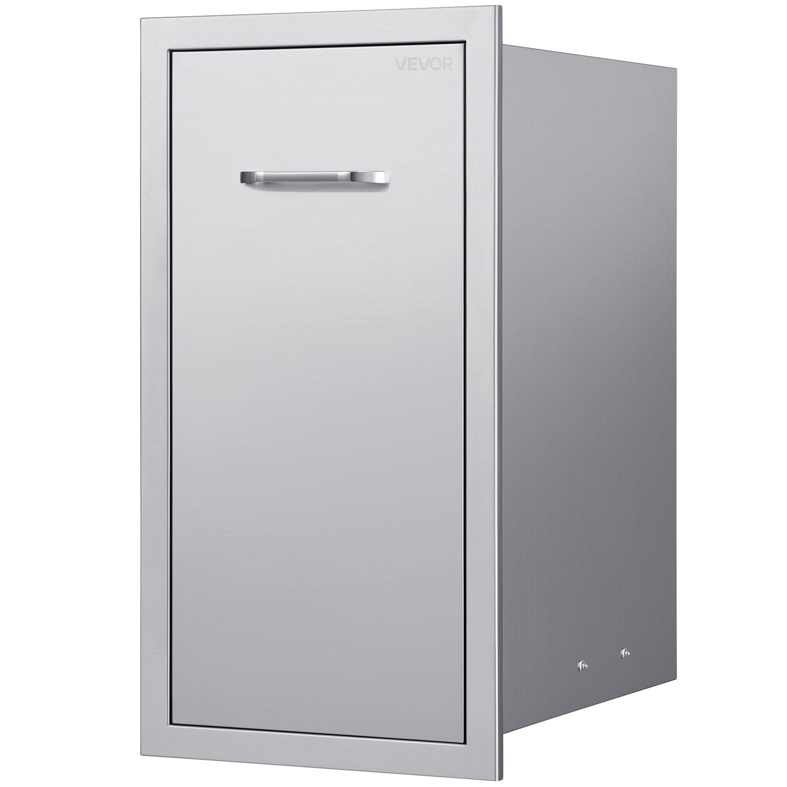 Lauko virtuvės šiukšliadėžės stalčius VEVOR KM-CTG-2302-SKU9, nerūdijančio plieno