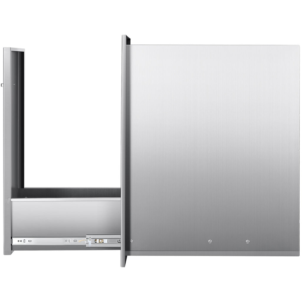 Lauko virtuvės šiukšliadėžės stalčius VEVOR KM-CTG-2302-SKU9, nerūdijančio plieno