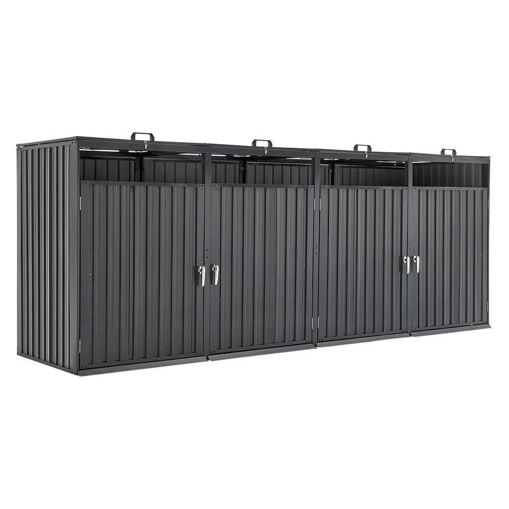 Atliekų konteinerių stoginė VEVOR ZY-4X240L-0.23, 4 x 240 l