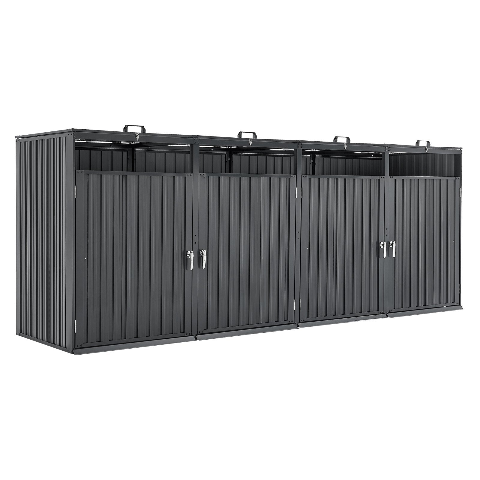 Atliekų konteinerių stoginė VEVOR ZY-4X240L-0.23, 4 x 240 l