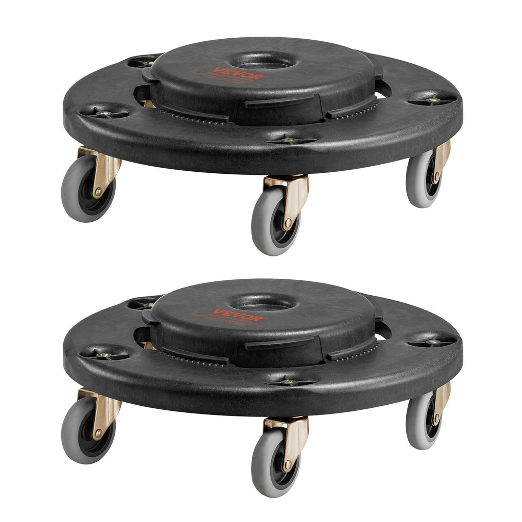 Ratukai šiukšlių dėžėms VEVOR XDW-007-C, 227 kg keliamoji galia
