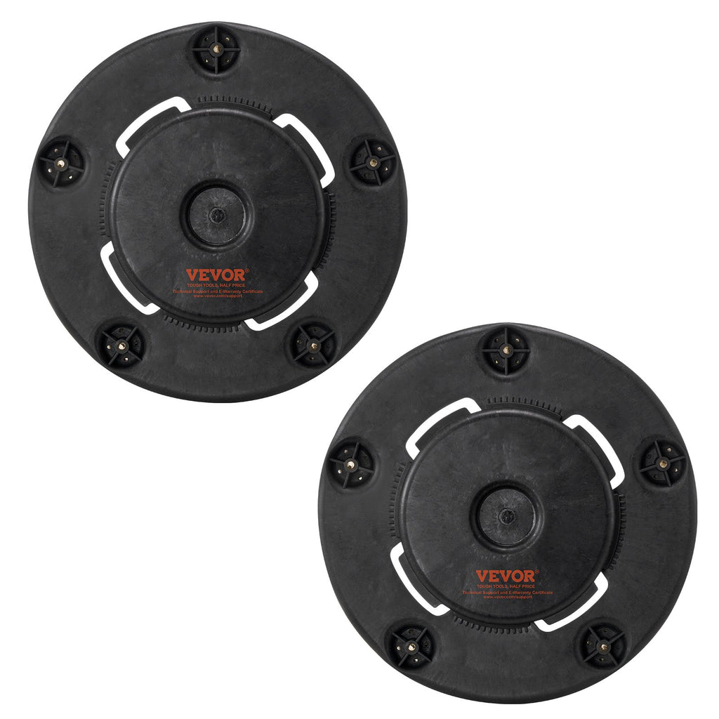 Ratukai šiukšlių dėžėms VEVOR XDW-007-C, 227 kg keliamoji galia