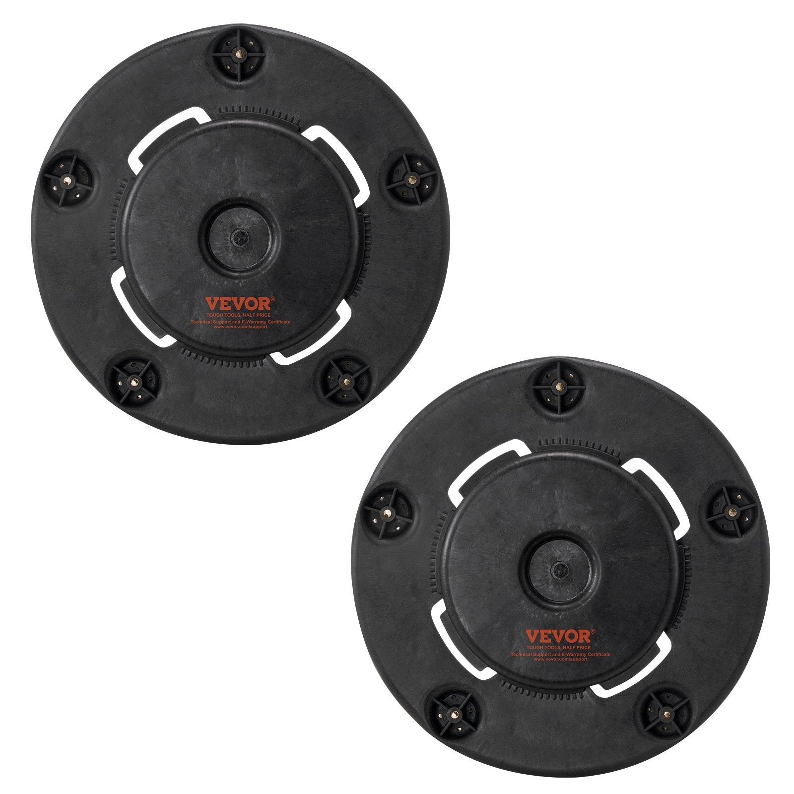 Ratukai šiukšlių dėžėms VEVOR XDW-007-C, 227 kg keliamoji galia
