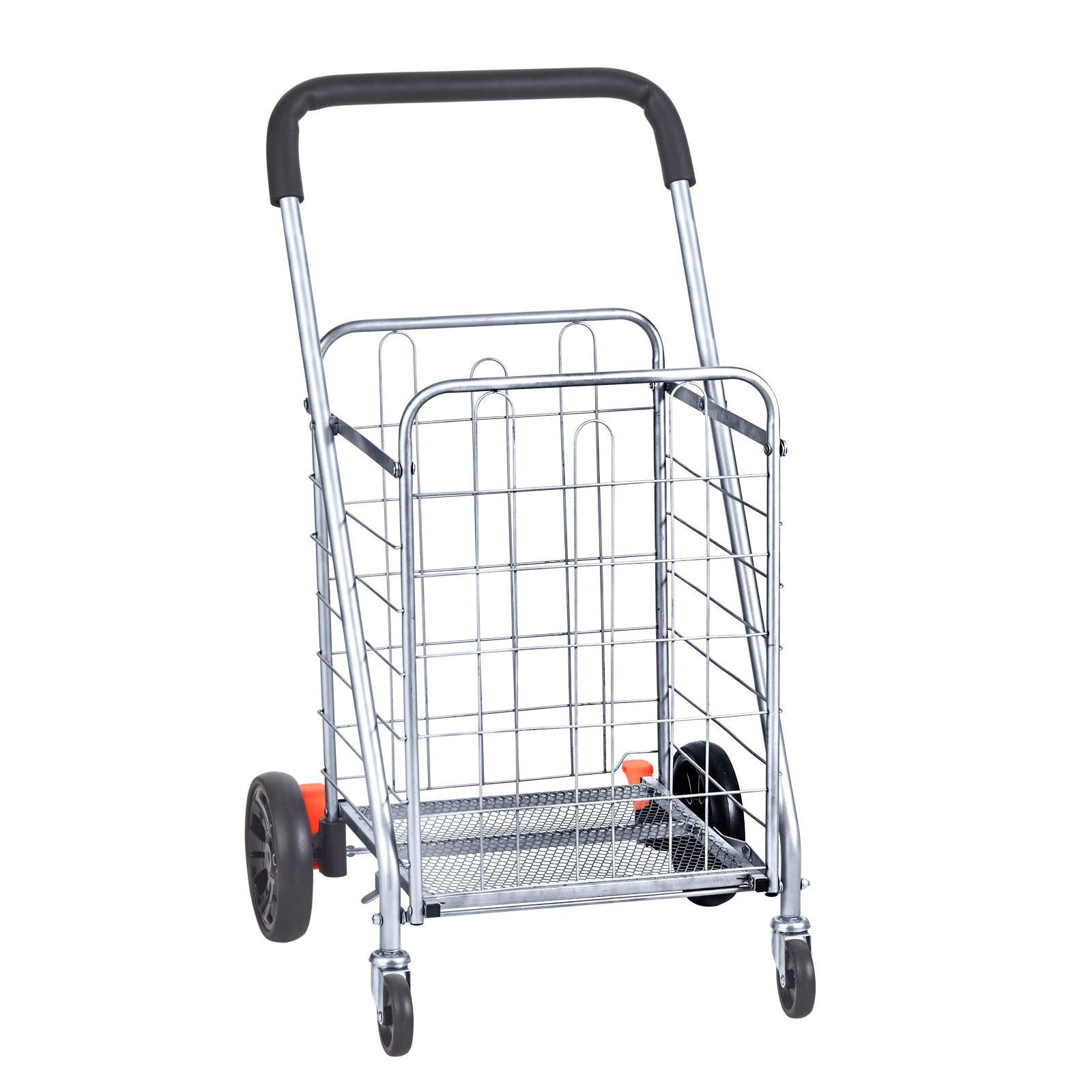 Sulankstomas pirkinių vežimėlis VEVOR JY-BkM, 50 kg keliamoji galia