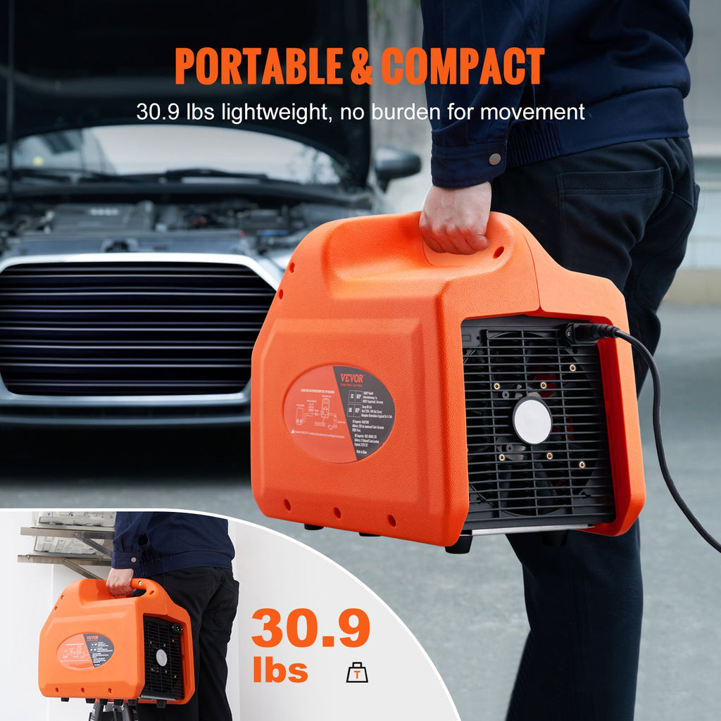 Šaltnešio surinkimo stotelė VEVOR 1 HP, Dviejų cilindrų