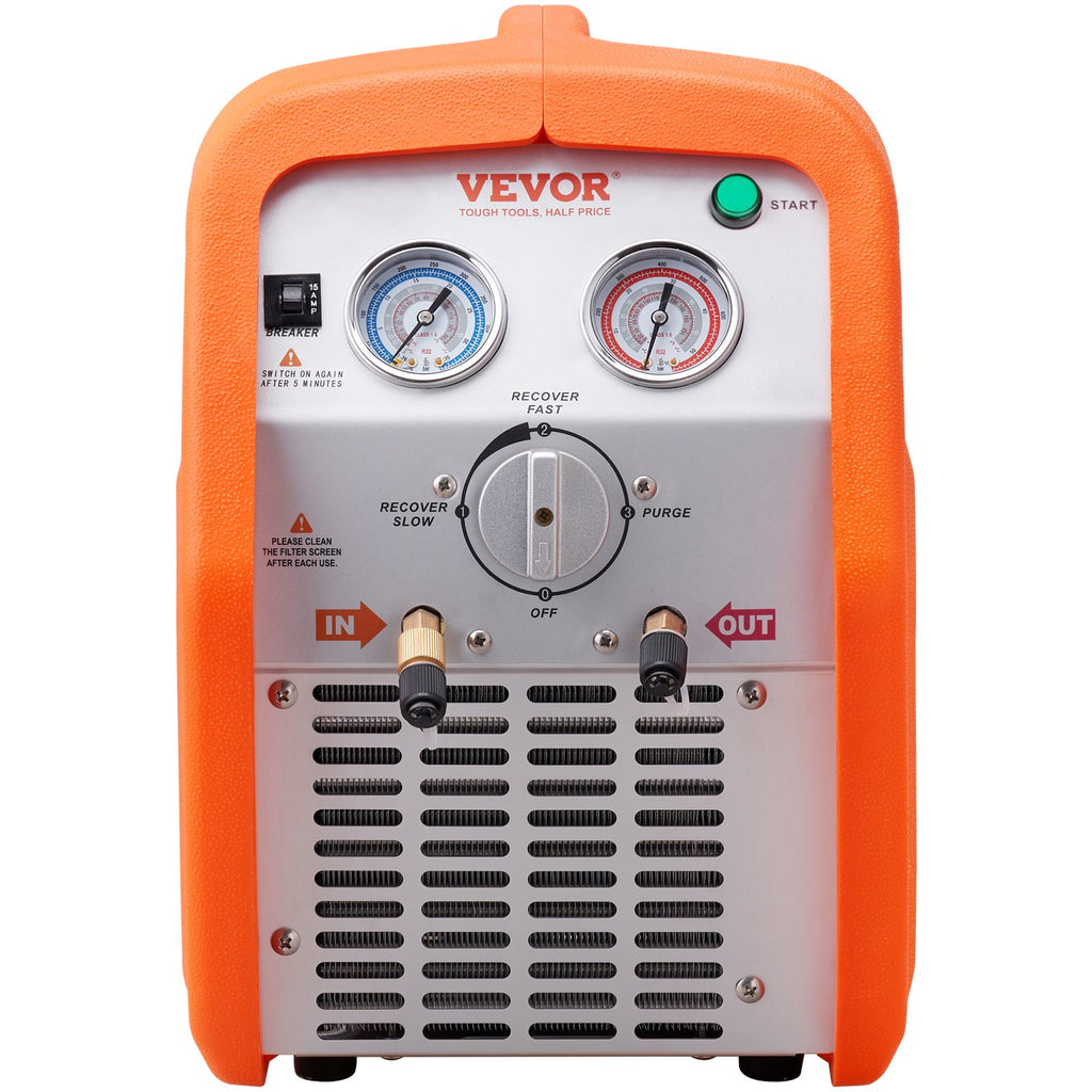 Šaltnešio surinkimo stotelė VEVOR 1 HP, Dviejų cilindrų