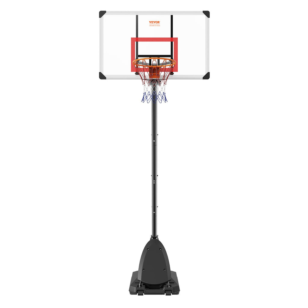 Krepšinio stovas VEVOR B025B, reguliuojamas aukštis 232–305 cm