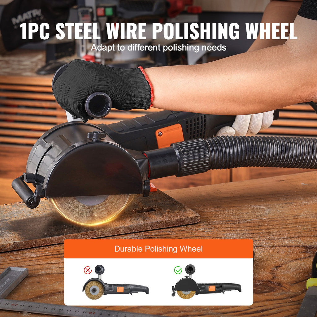 Metalų šlifavimo ir poliravimo mašina VEVOR S1P-HJ2209-120H, 1300W