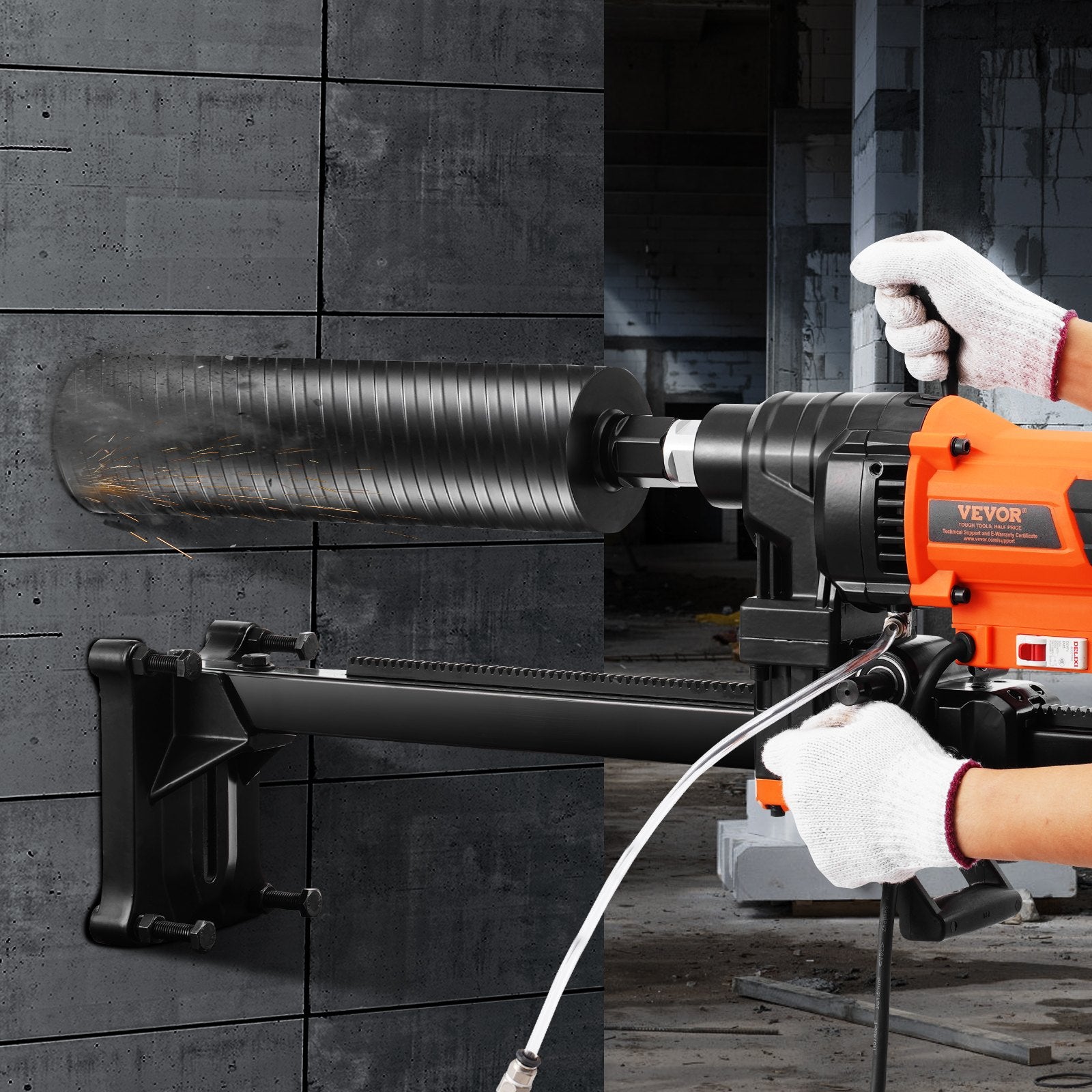 Deimantinis gręžtuvas su stovu VEVOR Z1Z-CF-9235, 3200 W