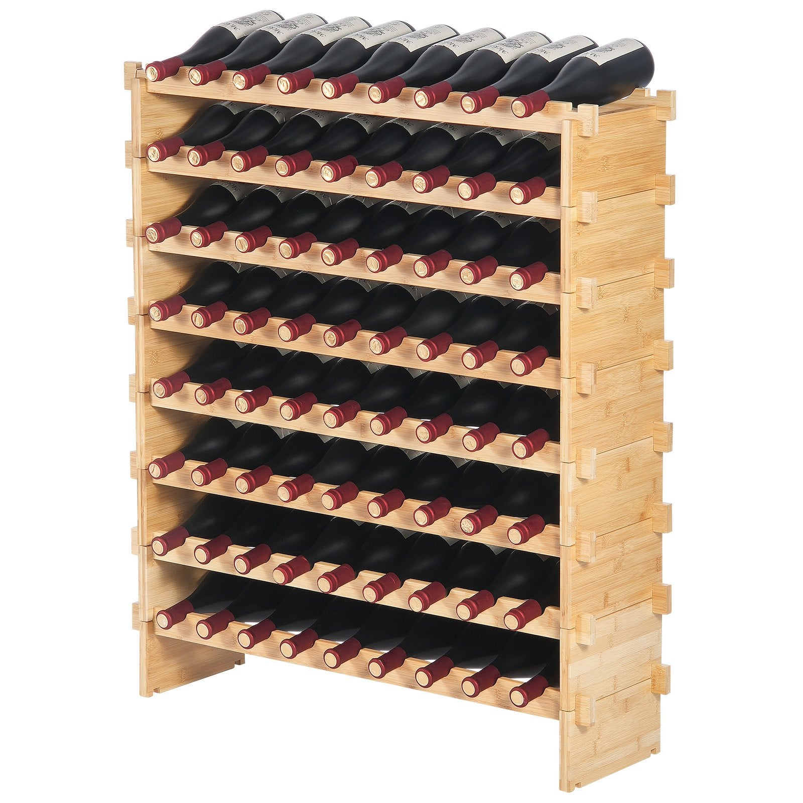 Modulinis vyno stovas VEVOR OPX-KWR872, 72 buteliams