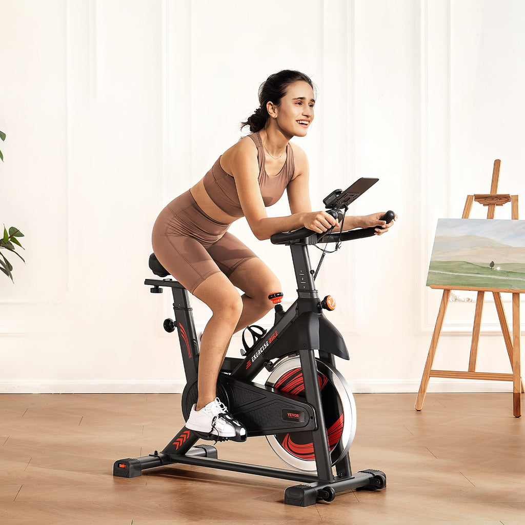 Magnetinis dviratis treniruoklis VEVOR S706, 16 kg smagratis