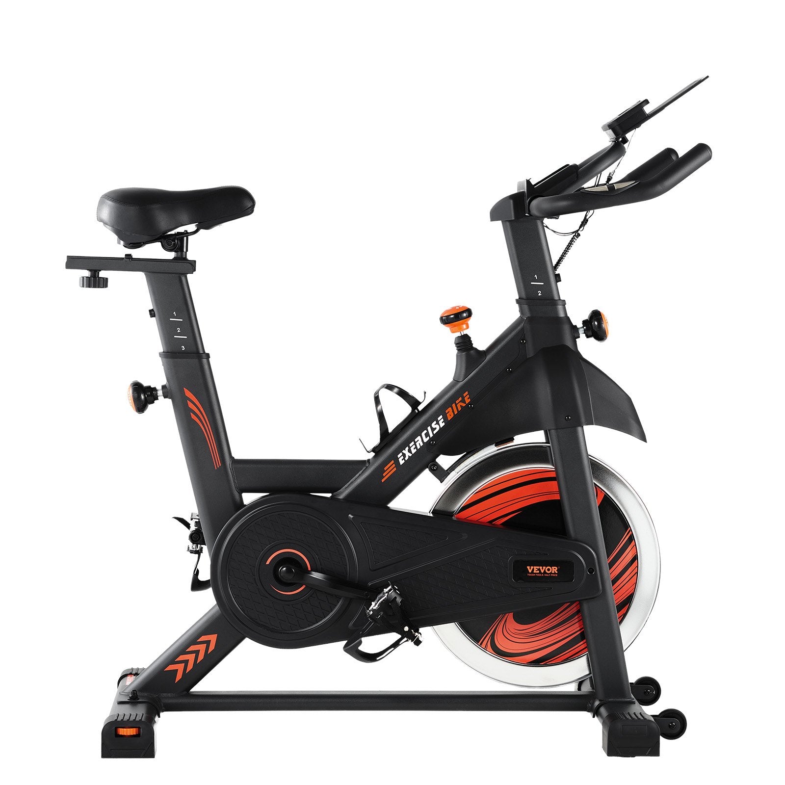 Magnetinis dviratis treniruoklis VEVOR S706, 16 kg smagratis