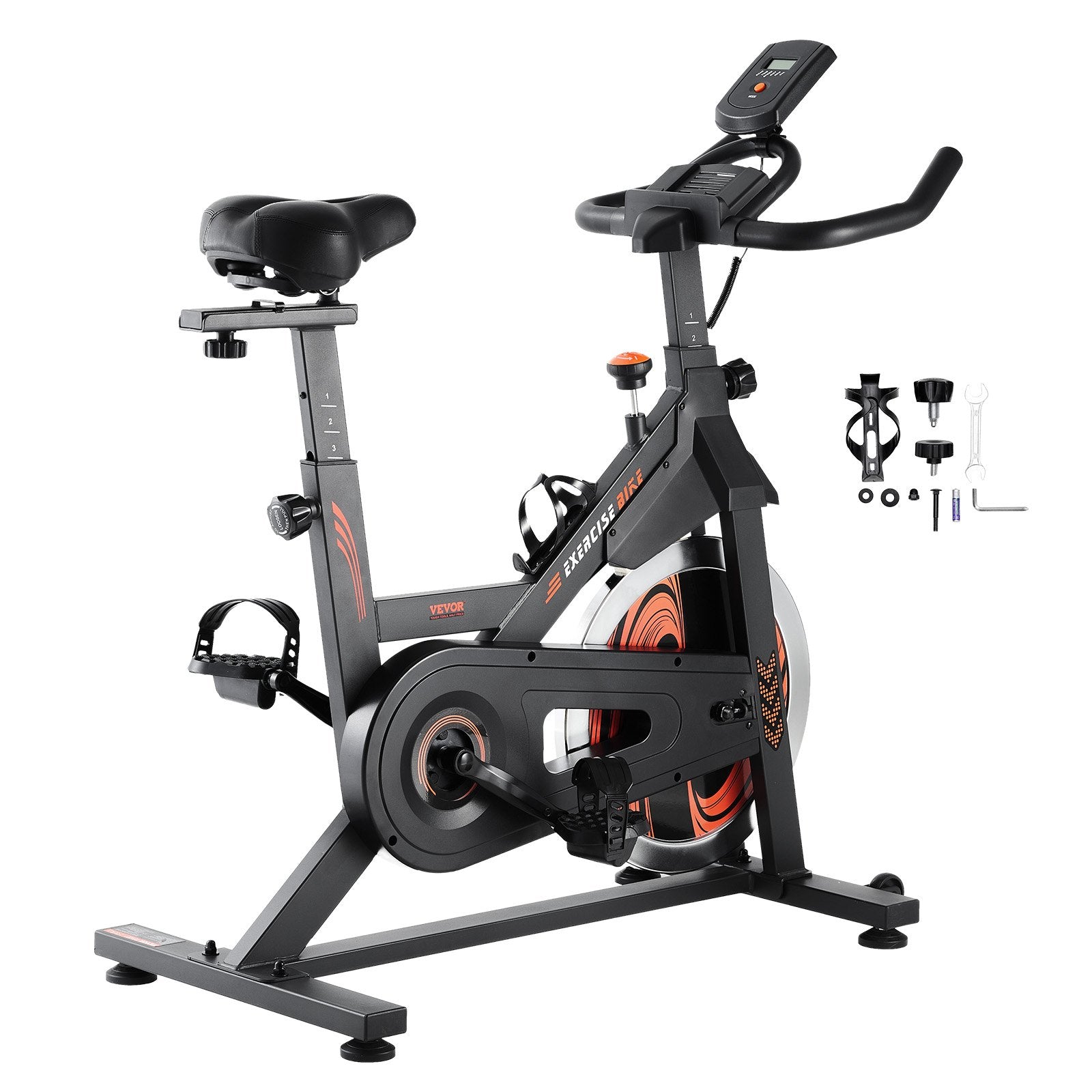 Dviratis treniruoklis VEVOR S310, 16 kg smagratis