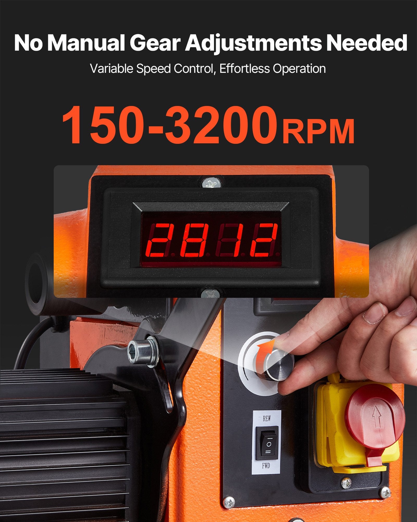 Medžio apdirbimo staklės VEVOR WL1640, 1100 W