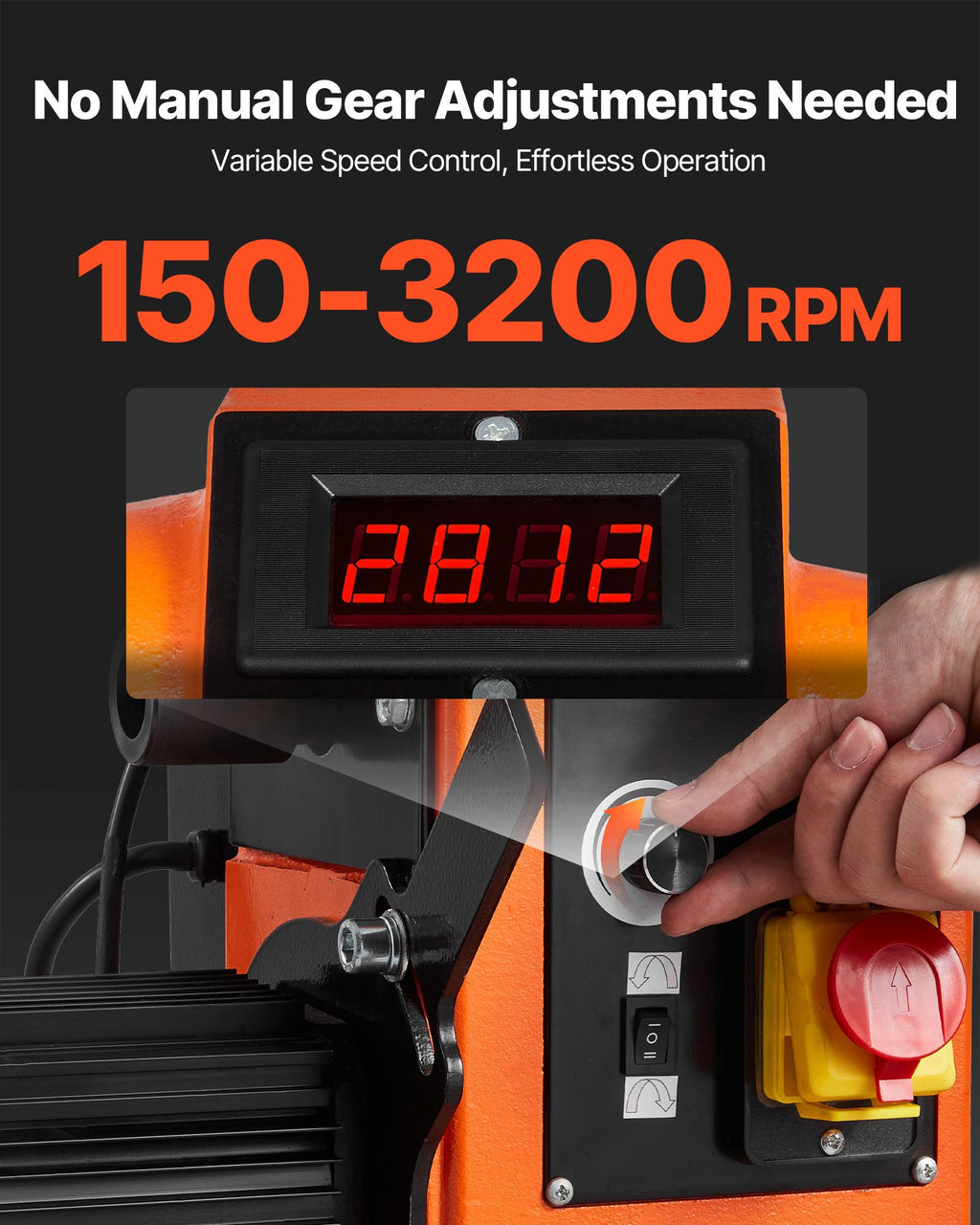 Medžio apdirbimo staklės VEVOR WL1640, 1500 W