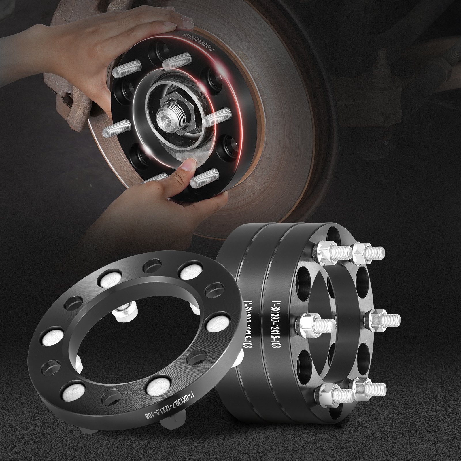 Ratų praplatinimai VEVOR 6550-6550-A-108-07, 25,4 mm