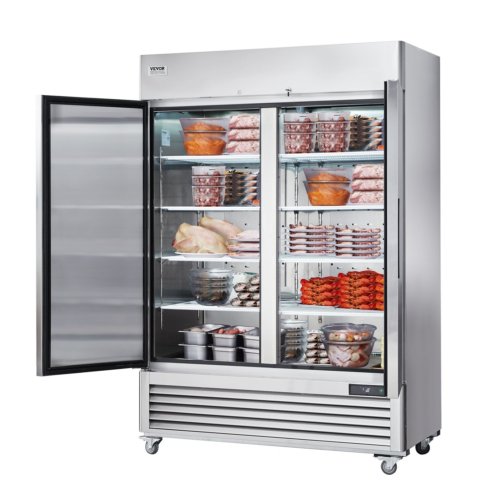 Pramoninis šaldiklis VEVOR GNF1314L2, 1100 l