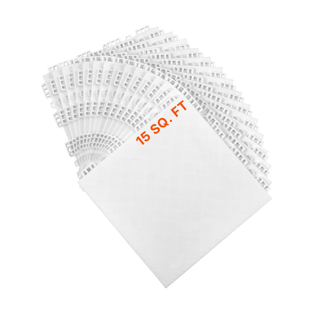 Ledo ritulio treniruočių plytelės VEVOR HJP24110-15 (W), 15 vnt.