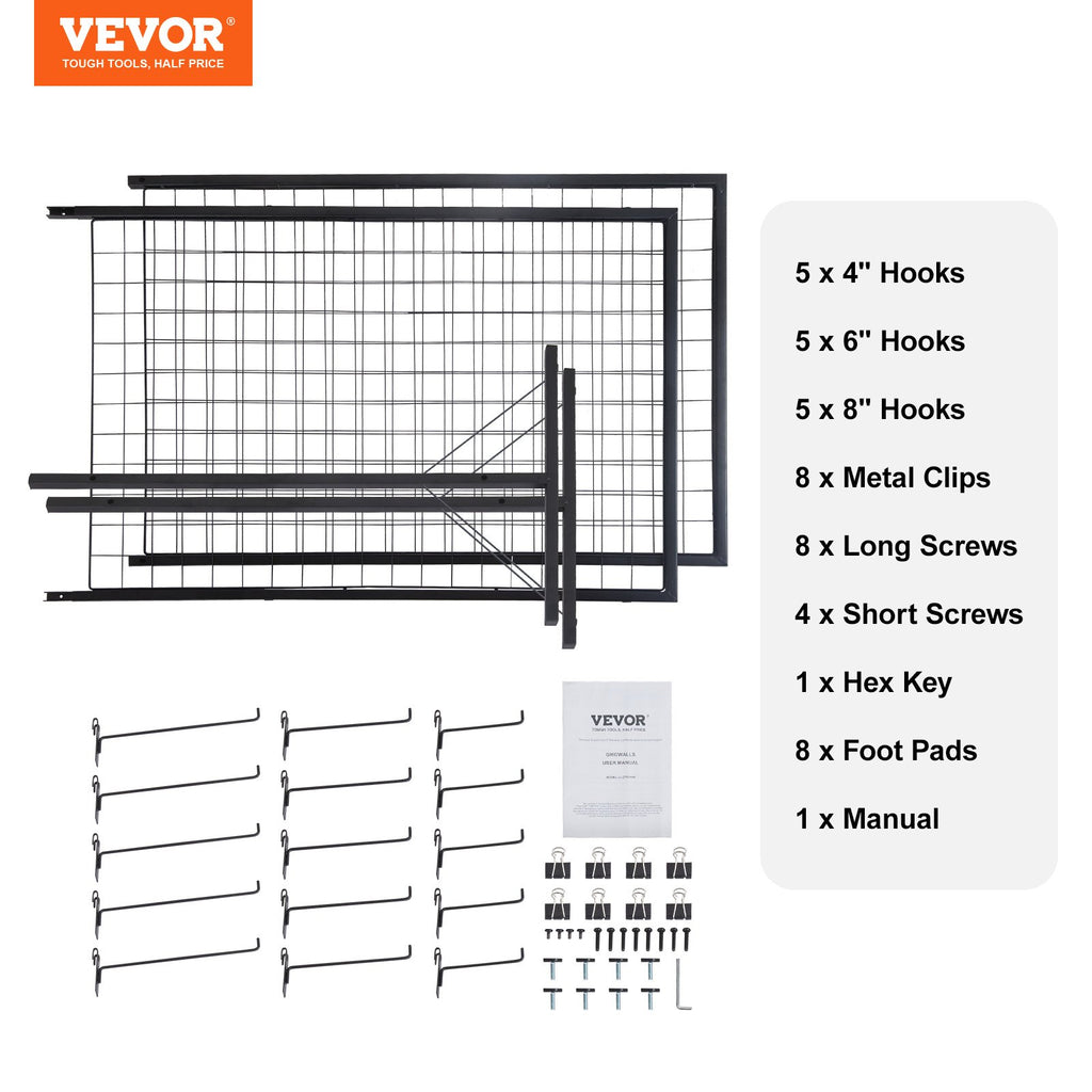 Tinklinis stendas VEVOR YD0024, 61 x 170,7 cm, 2 vnt.