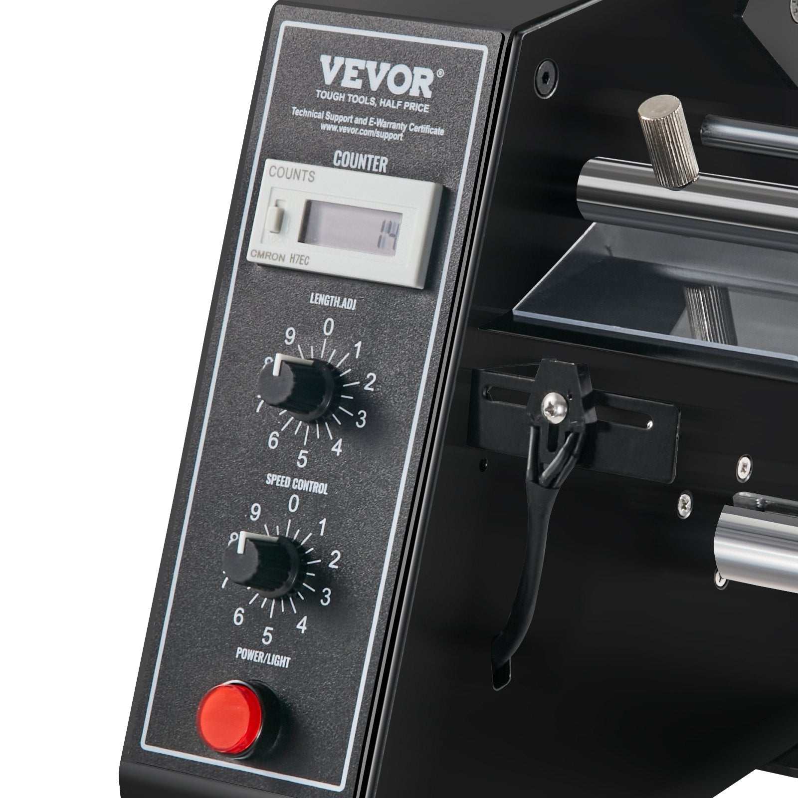 Automatinis etikečių dozatorius VEVOR LDL-30-V2, 15-125 mm pločio etiketėms