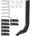 Kultivatoriaus nagai VEVOR Box Blade Shank, 18 colių, 6 vnt.