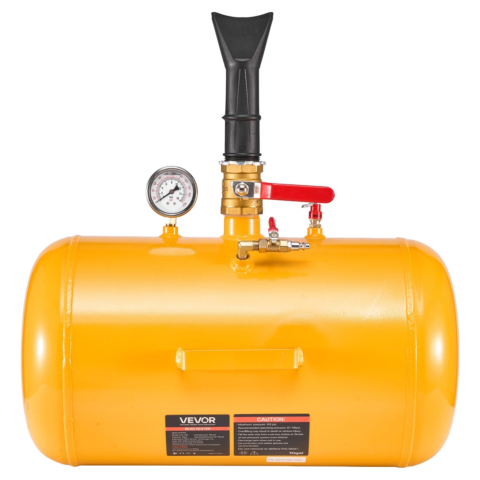 Padangų montavimo patranka VEVOR XJC-019, 37,9 l