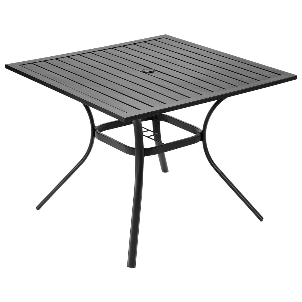 Lauko valgomojo stalas VEVOR WZ005D-1, 94 cm