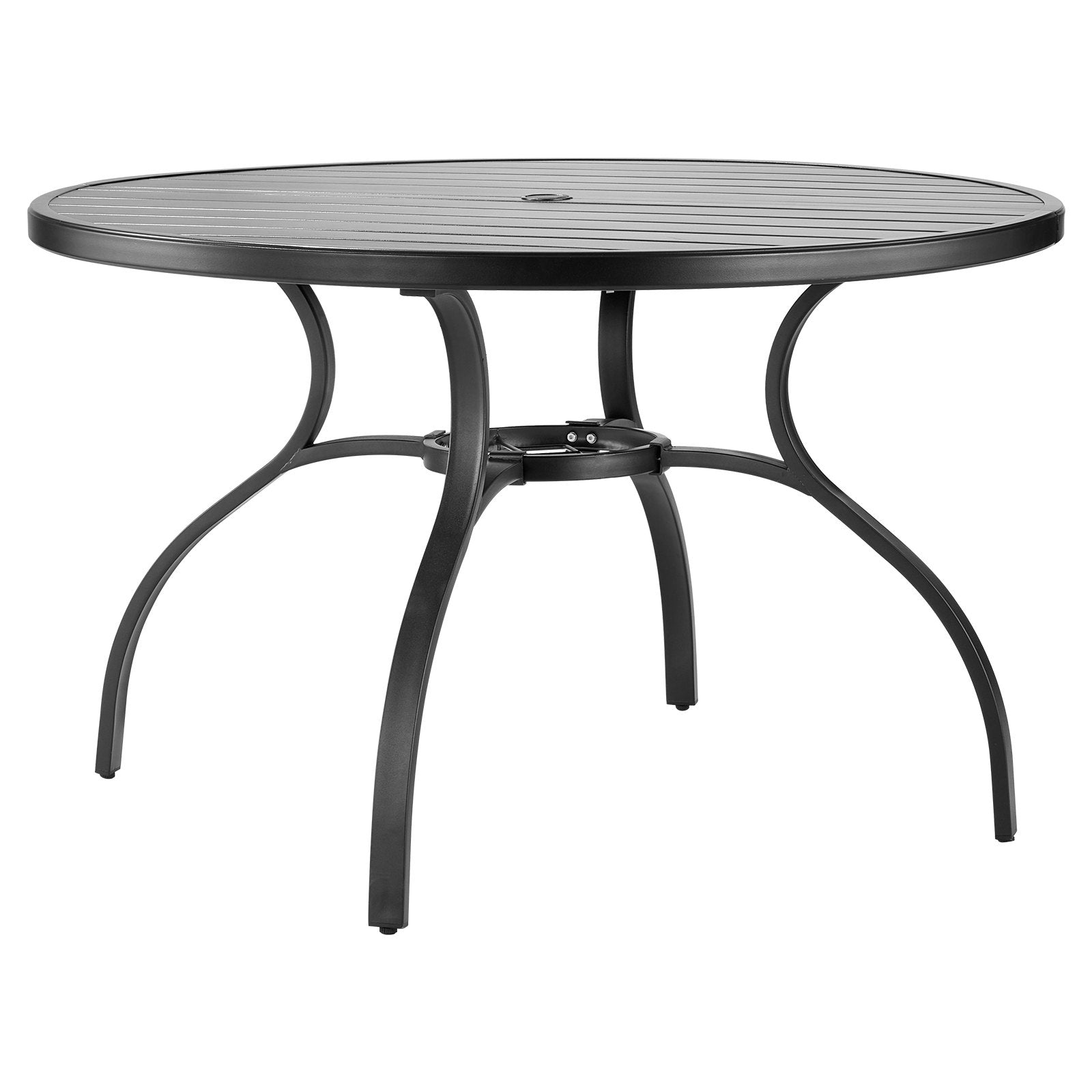 Lauko valgomojo stalas VEVOR WZ601, 120 cm skersmens