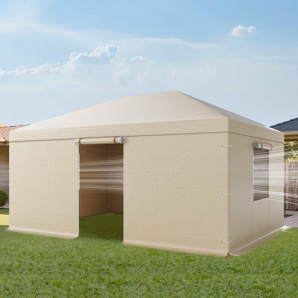 Žieminis pavėsinės uždangalas VEVOR LTD-MM180-1216, 3,68 x 4,9 m