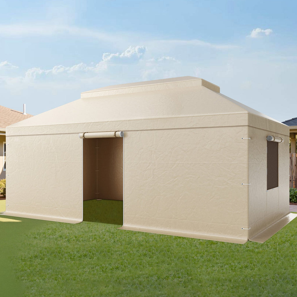Žieminis pavėsinės uždangalas VEVOR LTS-MM180-1220, 3,66 x 6,10 m