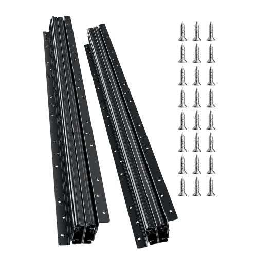 Stalčių bėgeliai VEVOR 4801.800.BK, 117 kg apkrova
