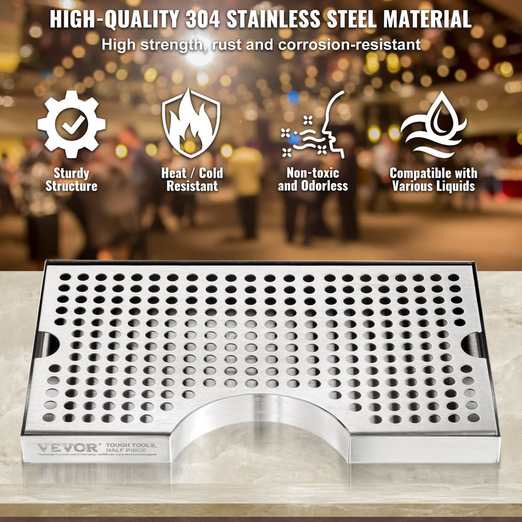 Alaus lašų surinkimo padėklas VEVOR U drip tray, 300 x 180 mm