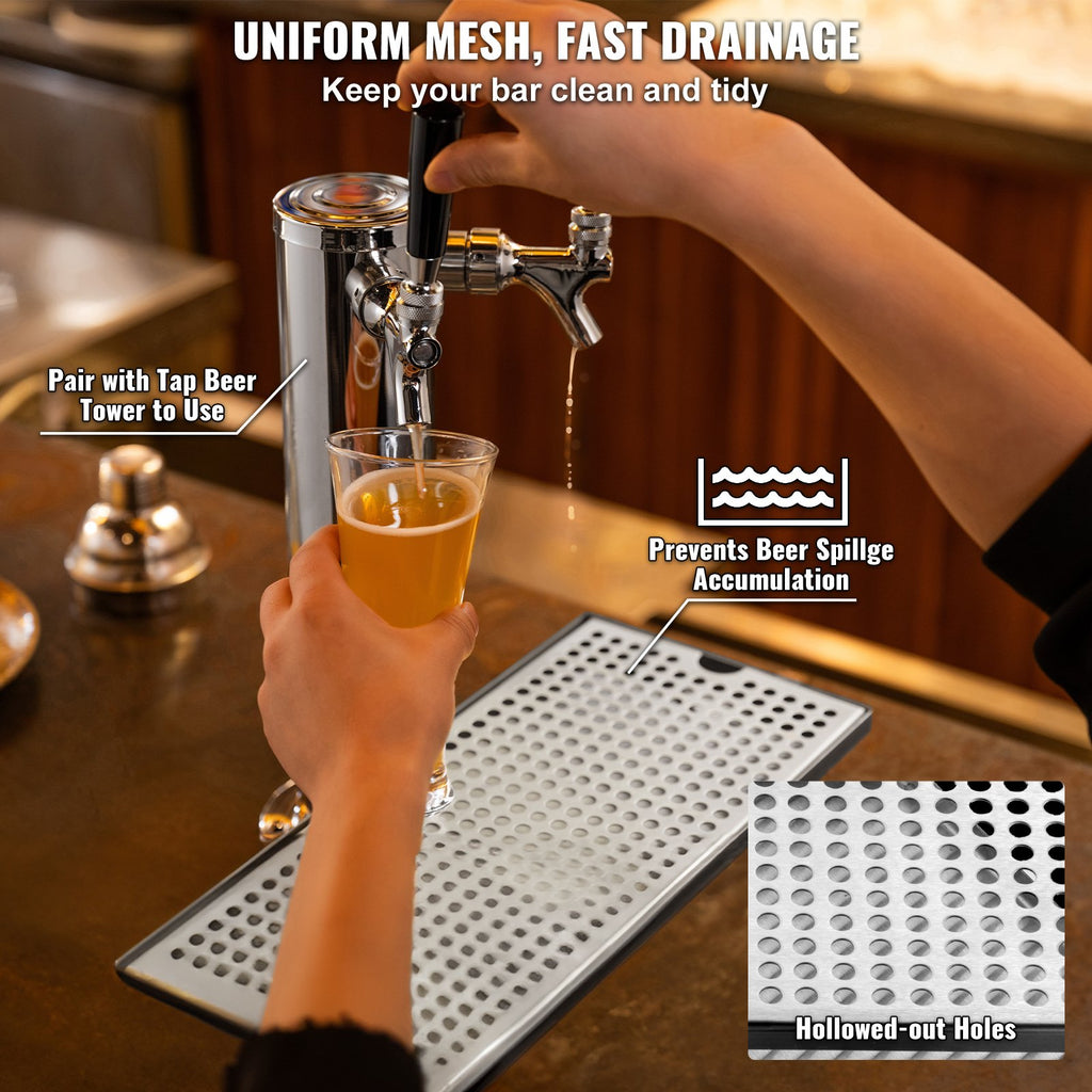 Alaus lašų surinkimo padėklas VEVOR U drip tray, 300 x 180 mm