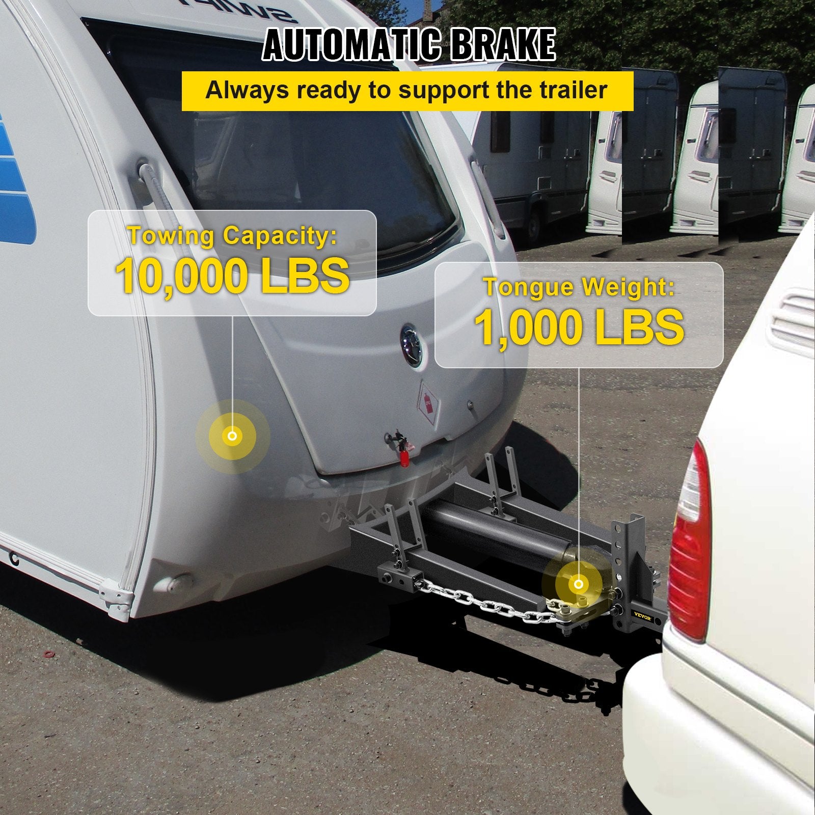 Svorio paskirstymo kablys VEVOR HH-503, 450 kg vertikali apkrova