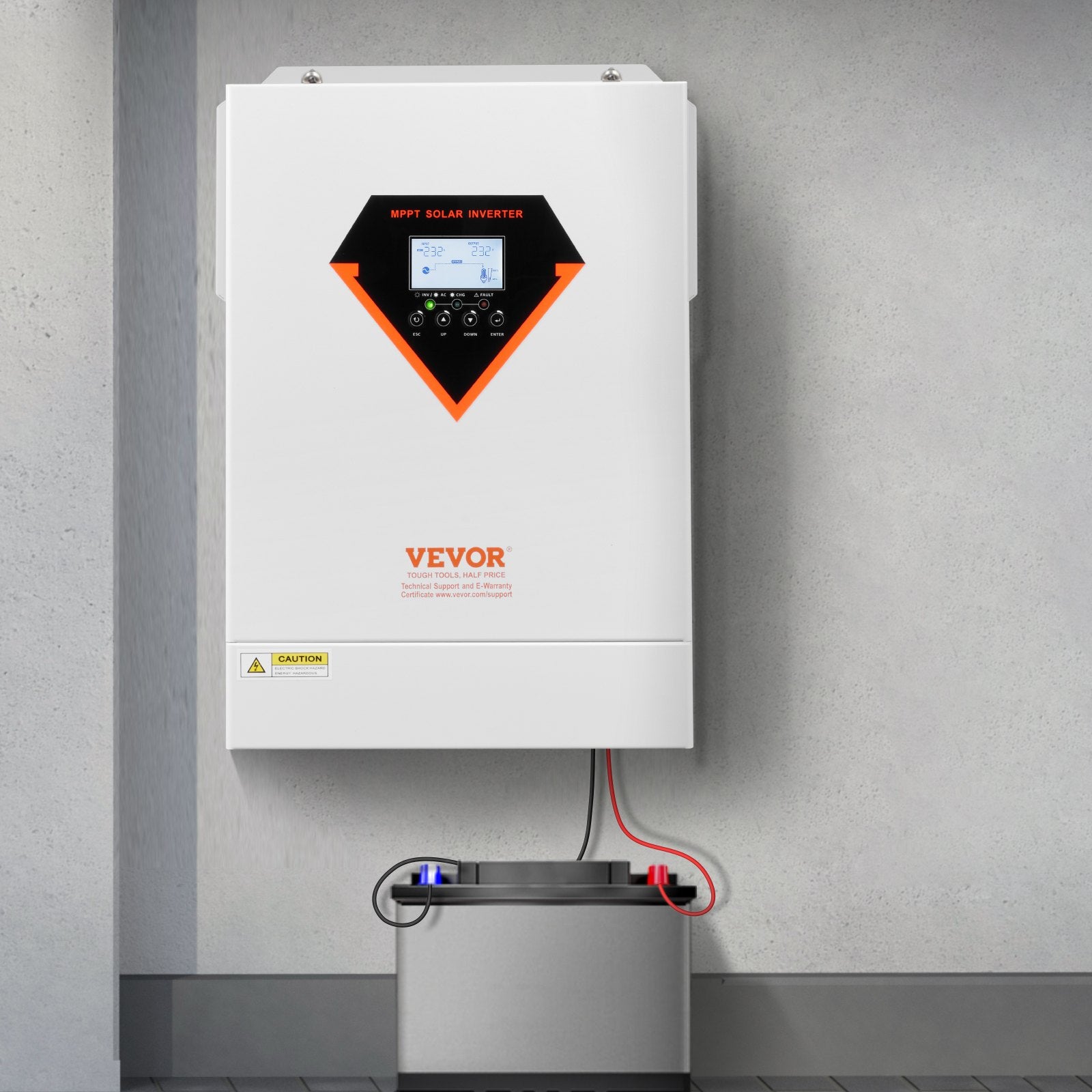 Hibridinis saulės inverteris VEVOR EM6200-48L, 6000W