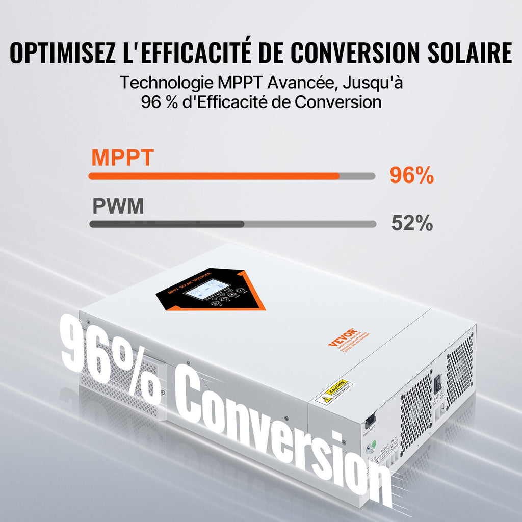 Hibridinis saulės inverteris VEVOR EM5500-48L, 5500W