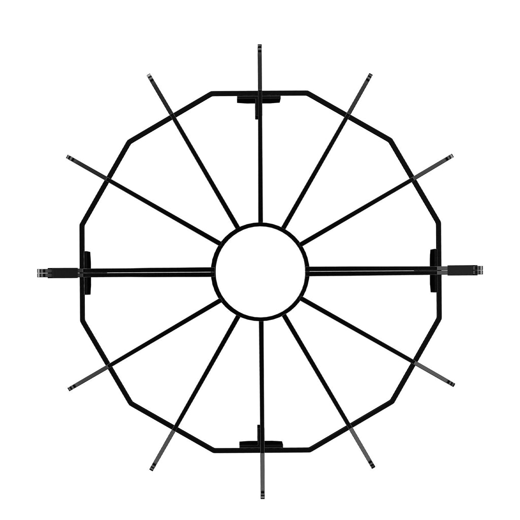 Malkų laikiklis-grotelės VEVOR H229-B, 68 cm skersmens