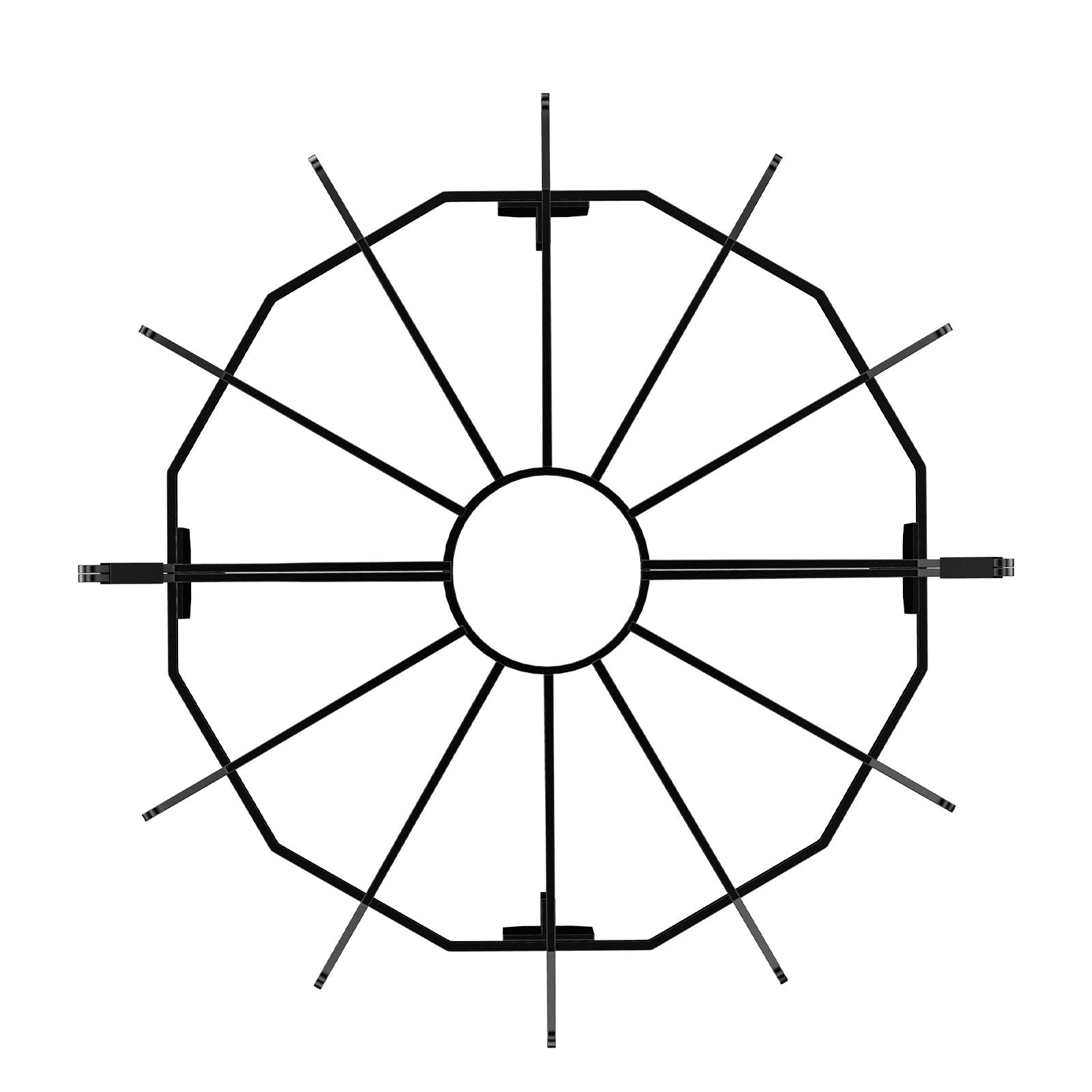 Malkų laikiklis-grotelės VEVOR H229-B, 68 cm skersmens
