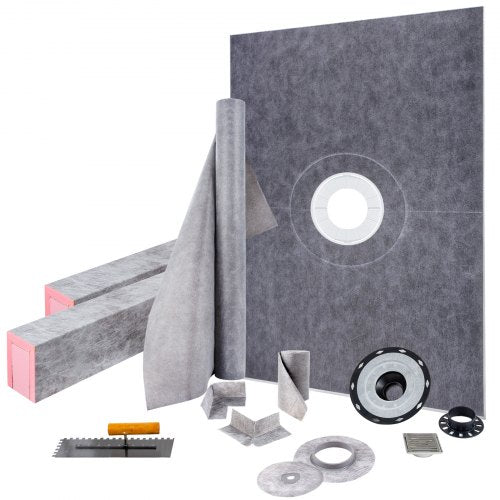 Dušo pado montavimo rinkinys VEVOR VV-LYDZ-PVC3860Z, 96,5 x 152,4 cm