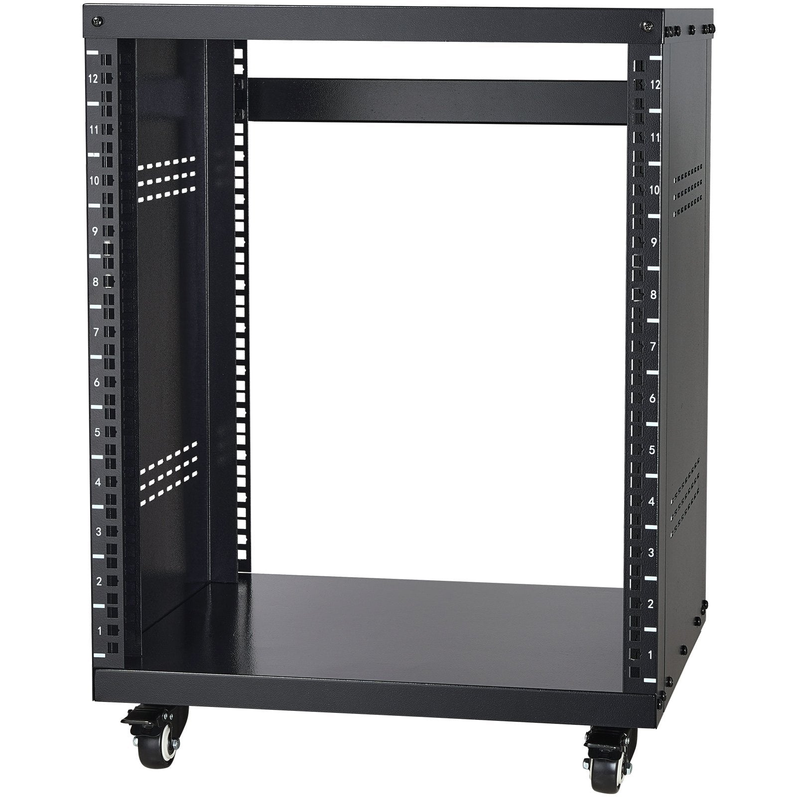 12U AV įrangos stovas VEVOR SPT-605-12, 226,8 kg keliamoji galia