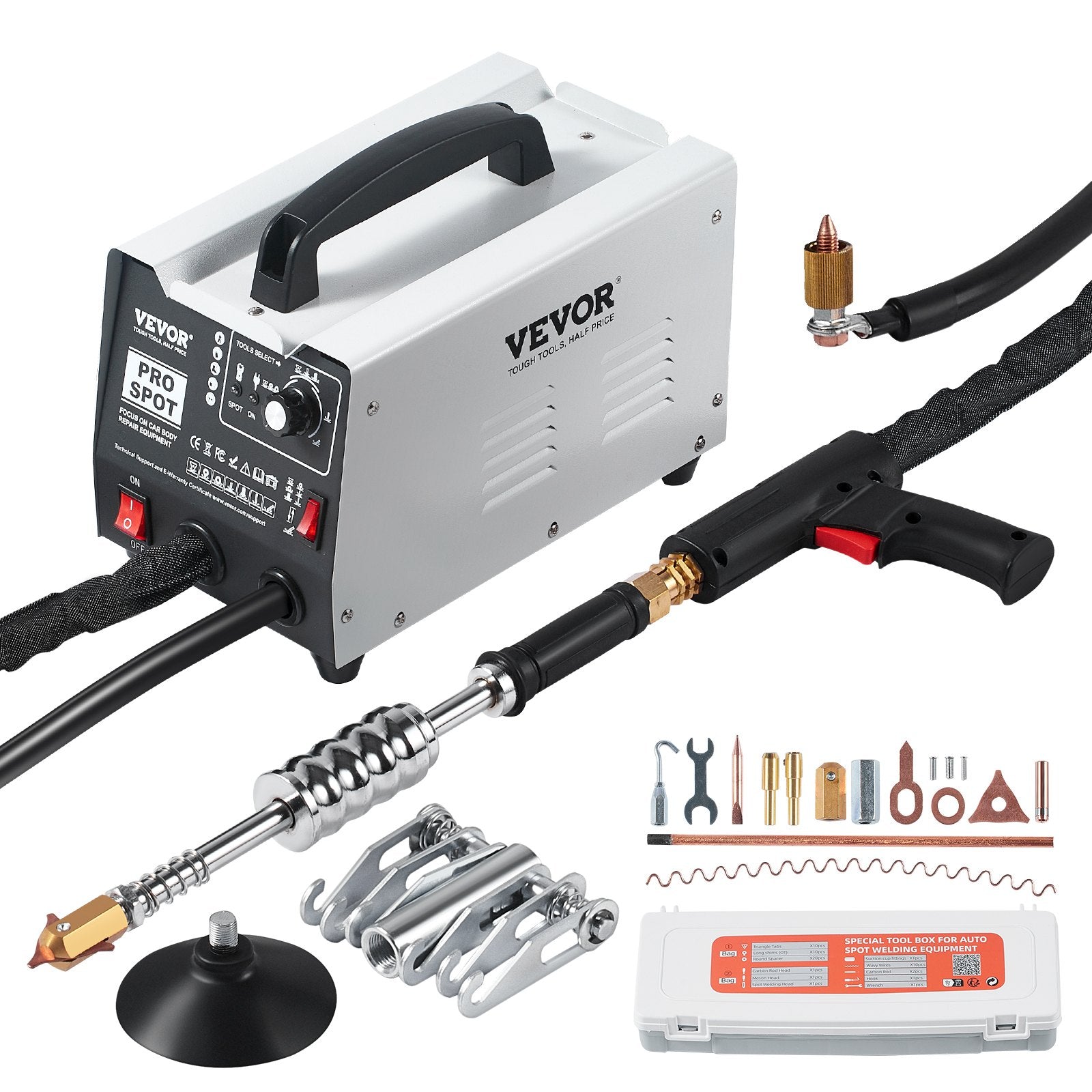 Kėbulo lyginimo aparatas (Spotteris) VEVOR PRO, 1.8 kW