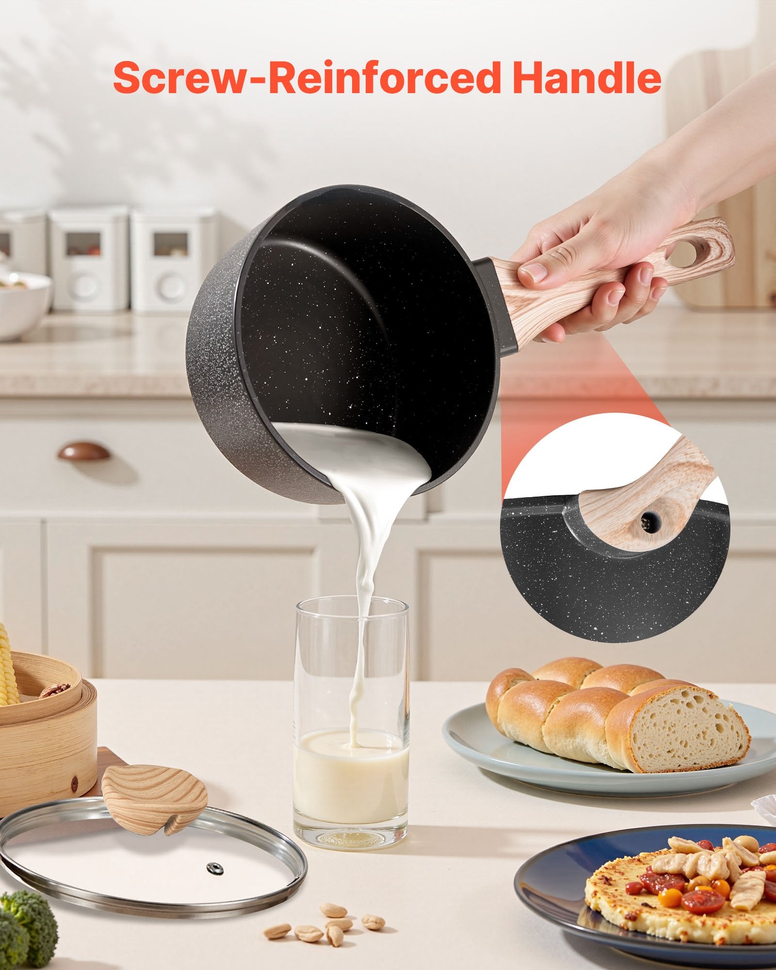 Puodas padažams VEVOR S-LY-04, 2,37 l