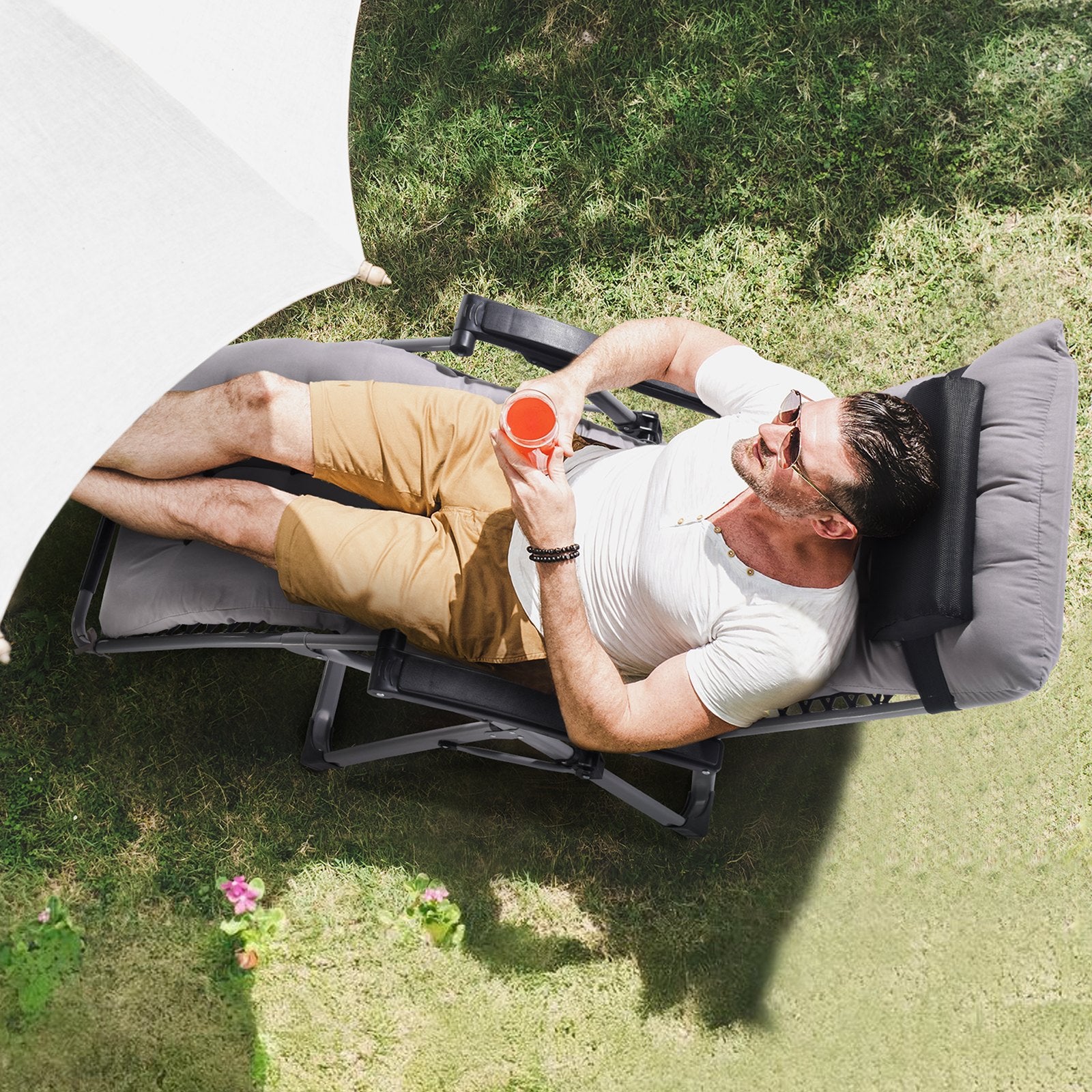 Nulinės gravitacijos kėdė VEVOR HQB-FAN002, 226,8 kg apkrova
