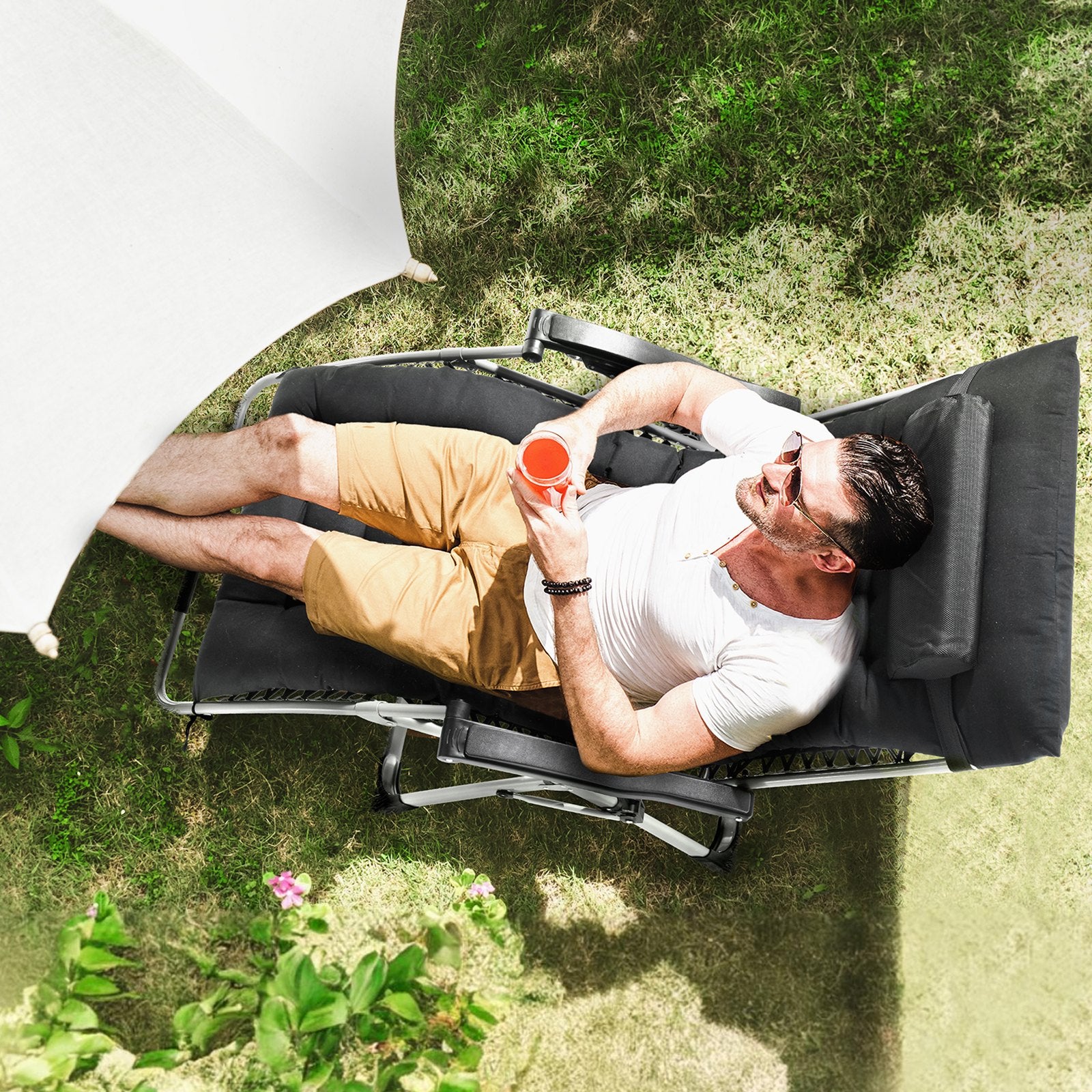 Nulinės gravitacijos kėdė VEVOR HQB-FAN003, 227 kg keliamoji galia