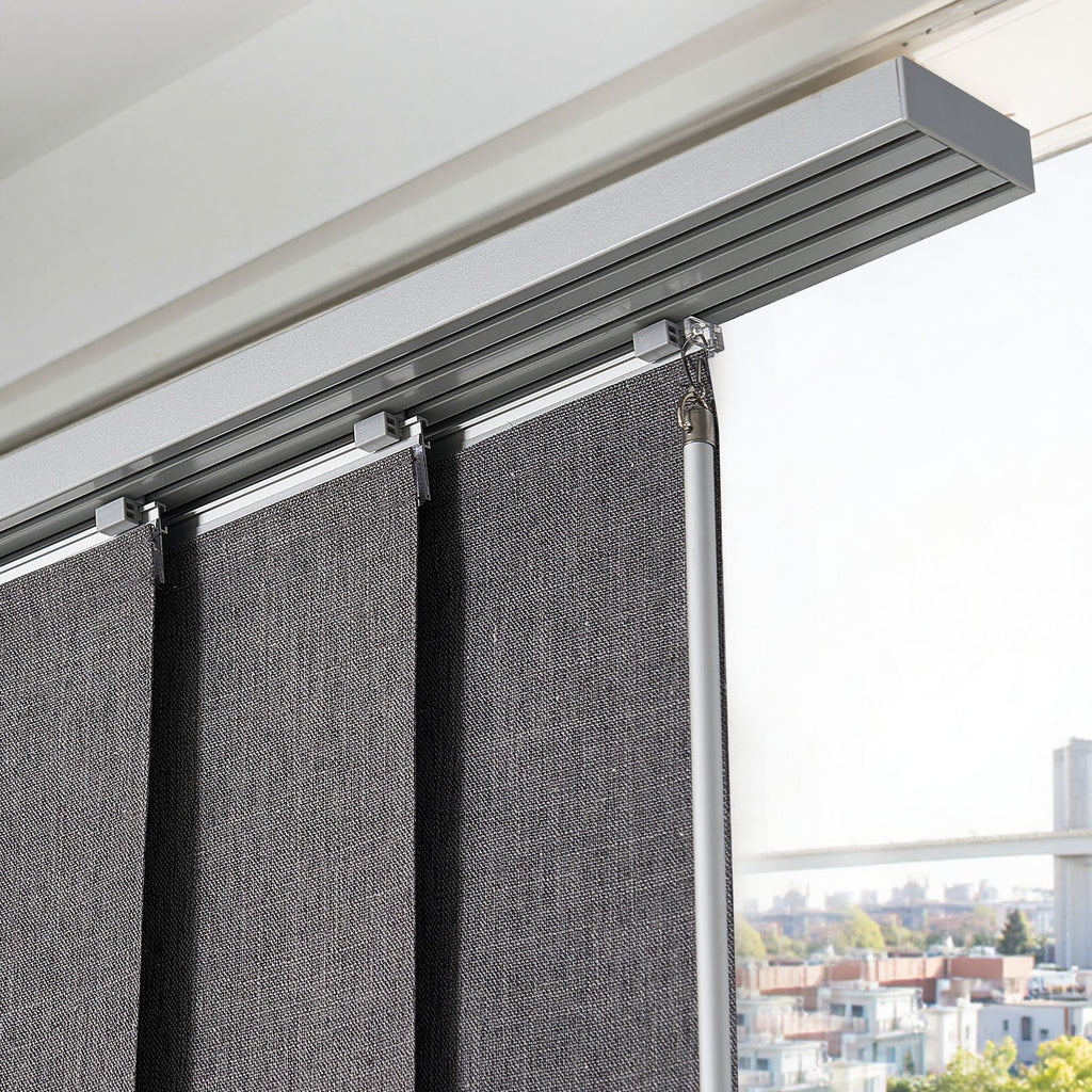 Panelinių užuolaidų sistema VEVOR PB-32-B2, 116–218 cm plotis