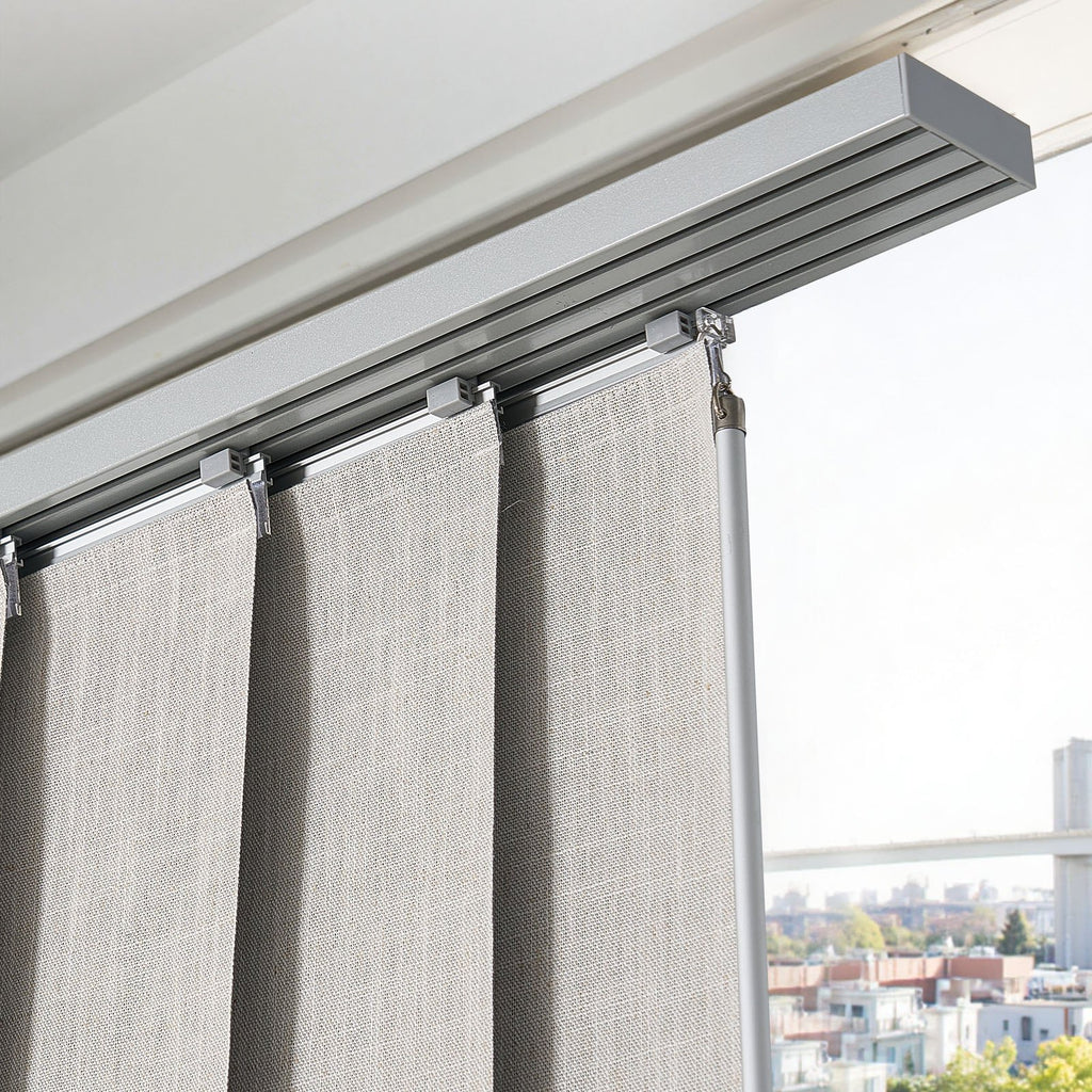 Panelinių užuolaidų sistema VEVOR PB-32-B3, 116–218 cm plotis