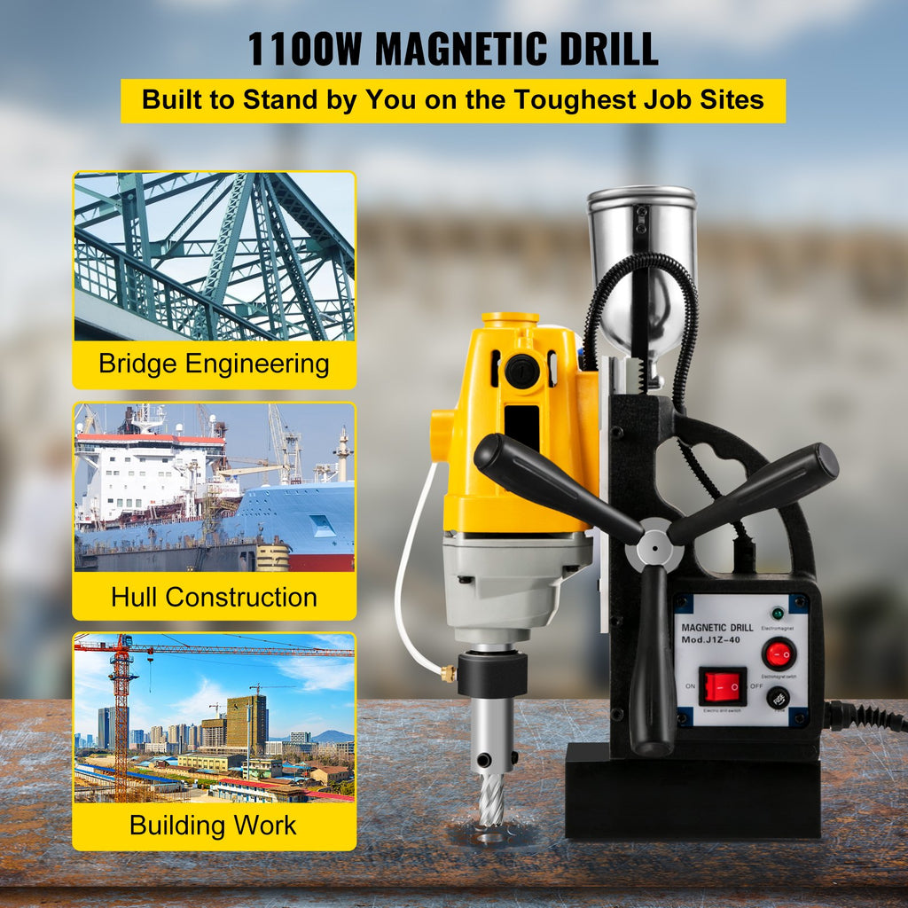 Magnetinės gręžimo staklės VEVOR MD40, 1100W