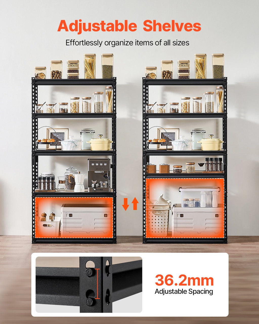 Sandėliavimo lentyna VEVOR 326G0P9FV0, 907 kg apkrova