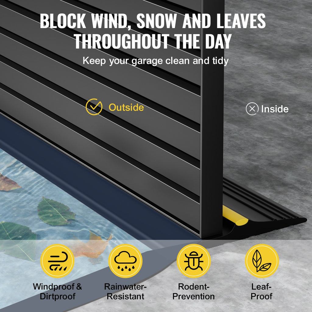 Garažo vartų sandarinimo juosta VEVOR MH1925-20ft, 6,1 m