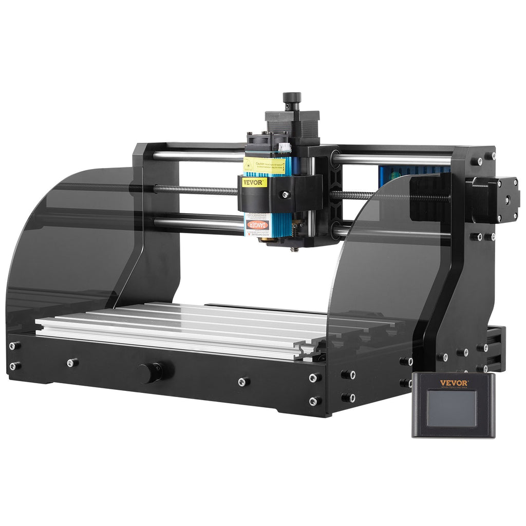CNC graviravimo staklės VEVOR CNC 3018 Pro, 15W lazeris